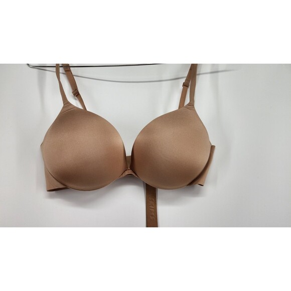 NWT Skims Womens 32D Clay Beige Ultimate Push Up Plunge Bra BA-PLG-9214 - Picture 3 of 6